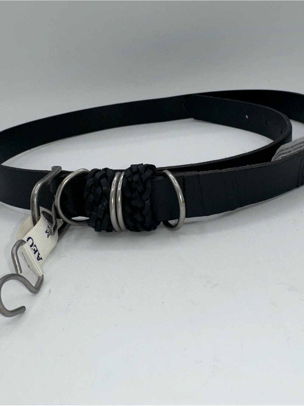 black American Eagle Outfitters leather belt Sz Medium NEW AA24